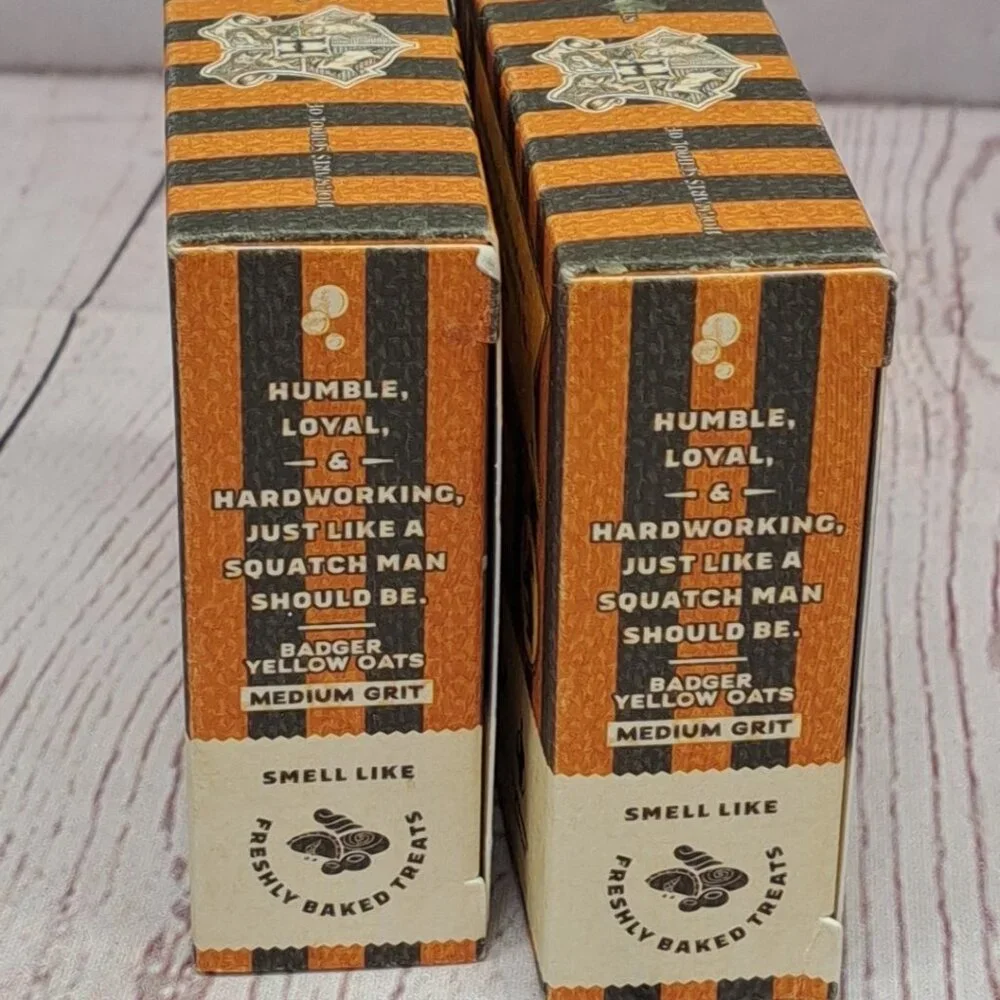 2-Bars Dr. Squatch Ltd Ed. Soap Harry Potter Lather Of‎ The Loyal  Med Grit 5oz